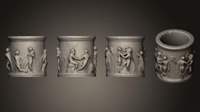 Статуэтки и статуи разные (Римское устье скважины, STKR_0664) 3D модель для ЧПУ станка